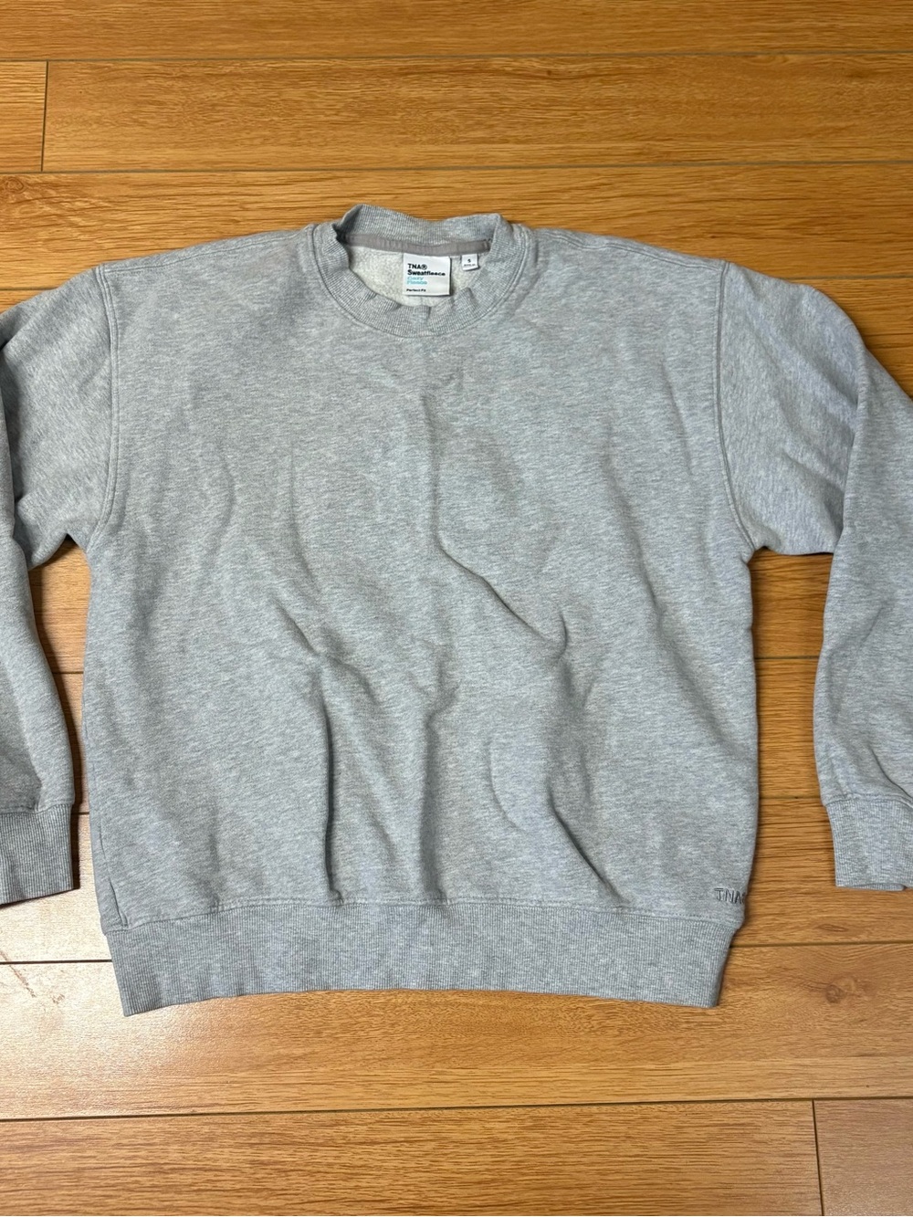 TNA Women's Crewneck Sweatshirt - Light Gray